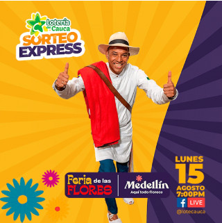 Sorteo Express Medellín, Lotería del Cauca